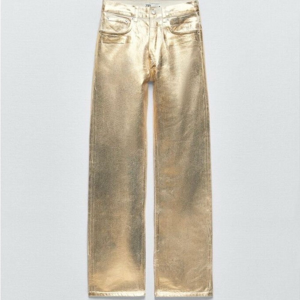 Zara Gold Jeans
